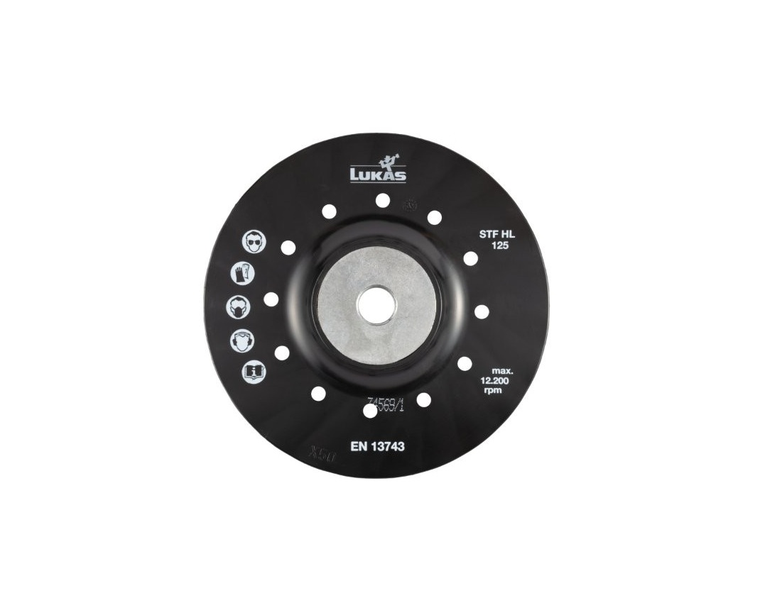 Lukas fiber schuurschijf adapter 125 mm