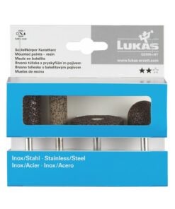 LUKAS slijpstiften set 4 stuks voor rvs en staal